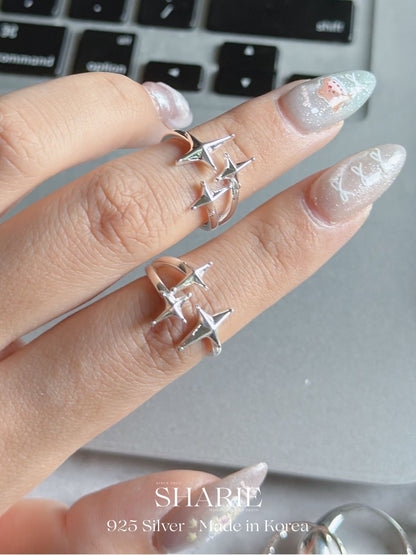 #648 | Starburst Statement Ring | 925 Silver