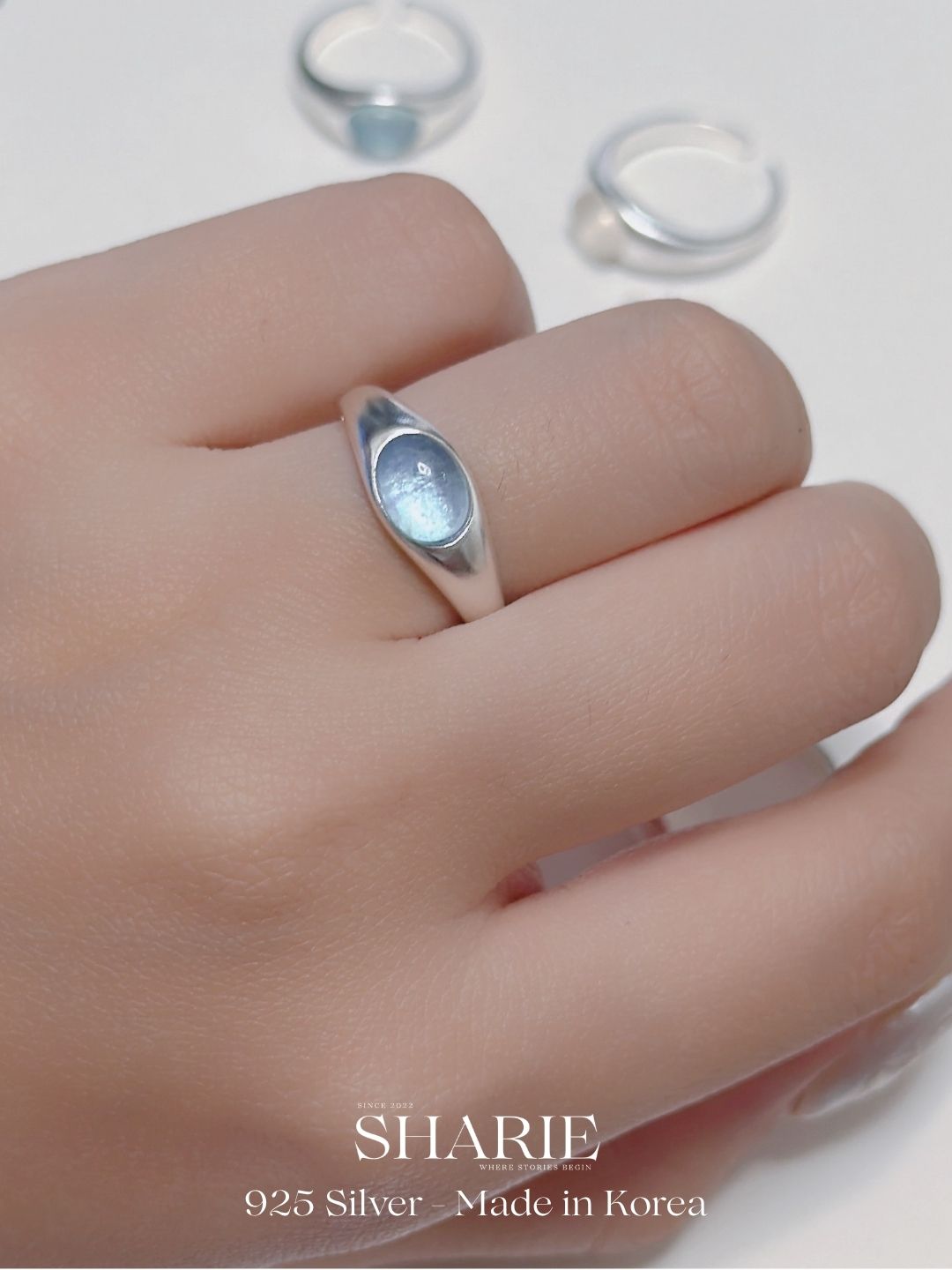#646 #647 | Soft Glow Ring | 925 Silver