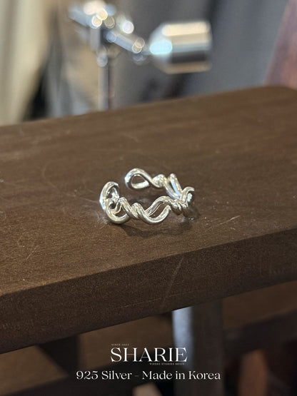 #578丨Liquid Silver Ring丨925 Silver