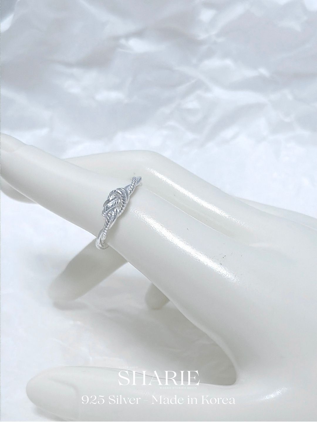 #509 | Heart Knot Ring | 925 Silver