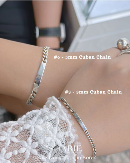 #770 | The Continuum Bracelet | Couple Bracelet with Engraving Service | 925 Silver