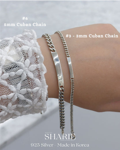 #770 | The Continuum Bracelet | Couple Bracelet with Engraving Service | 925 Silver