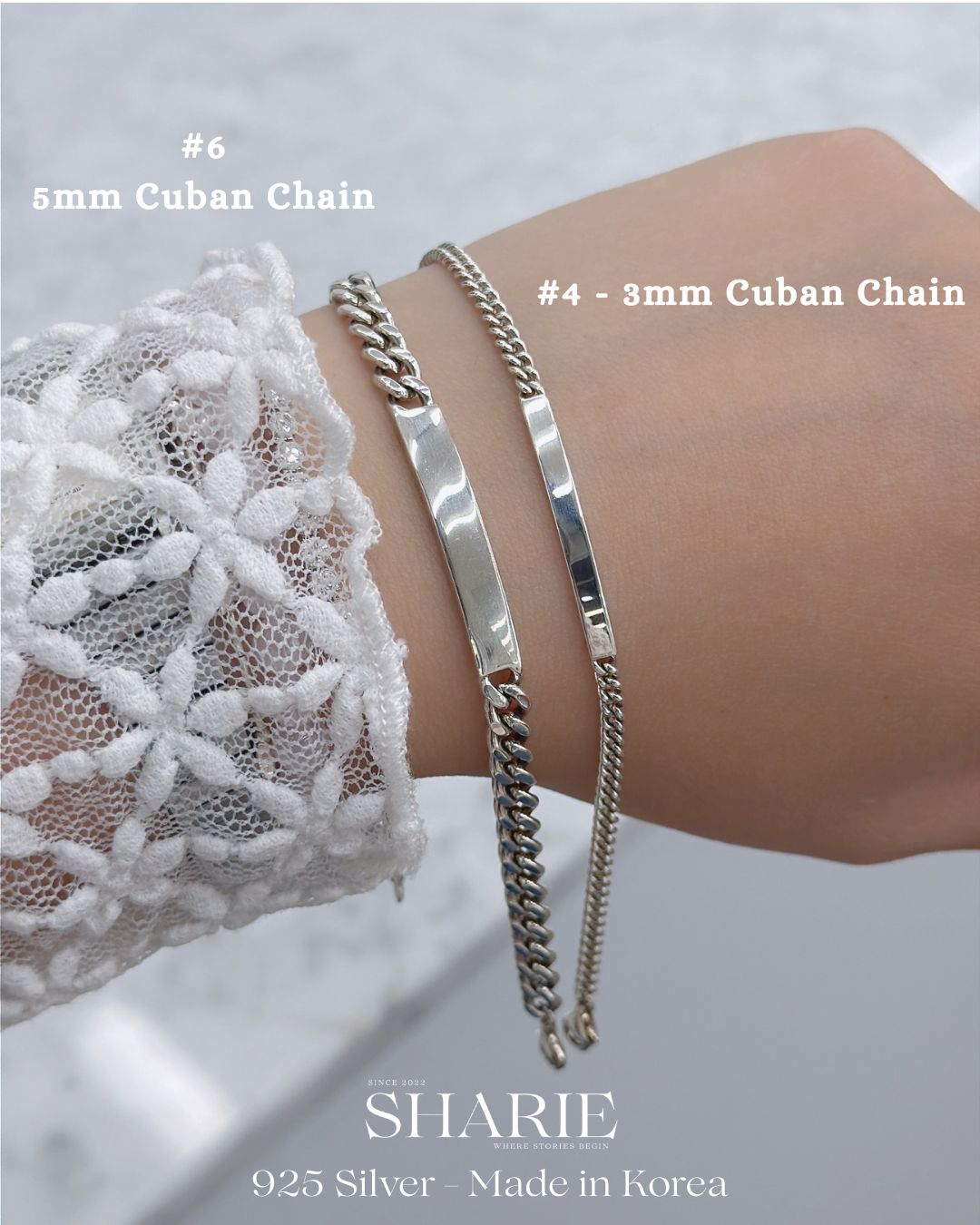 #770 | The Continuum Bracelet | Couple Bracelet with Engraving Service | 925 Silver