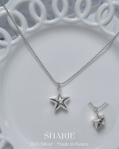 #751 #752 | Solid Stars Necklace | 925 Silver