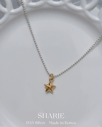 #751 #752 | Solid Stars Necklace | 925 Silver