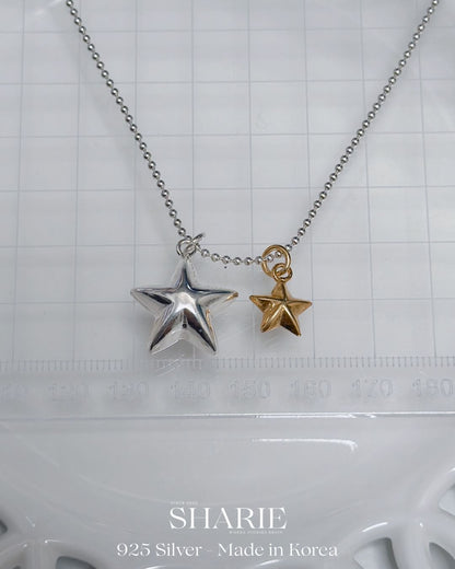 #751 #752 | Solid Stars Necklace | 925 Silver